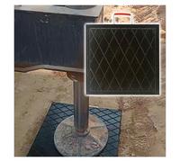 Genérico Almohadilla estabilizadora Black Diamond de Alta Resistencia para vehículos recreativos con asa - Estabilizador para Arena/Tierra, Evita Que se hunda, 50x50x5cm (19.7x19.7x2in) - Soporte dur