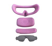 Genérico Almohadilla Ocular De Silicona, Compatible Con DJI, Goggles 3 | Set de silicona: 1 almohadilla facial, 1 soporte frontal, 1 soporte trasero, 1 cubierta de lente(Gray)