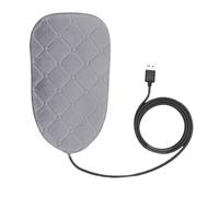 Genérico Almohadilla para Asiento De Motocicleta Almohadilla Térmica con 2 | Alfombrilla De Asiento De Moto Con Calefacción Para Invierno Para Clima Frío Scooter Moto De Nieve Gris Coche de bateria