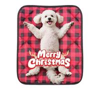 Genérico Almohadilla para Jaula De Perro,Alfombra Caliente para Suelo | Base Reutilizable Antideslizante para Interior Exterior Entrada Hogar Invierno Casa Coche Mascota