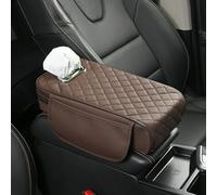 Genérico Almohadilla reposabrazos paraPorsche 356A 1955-1959, Funda reposabrazos Espuma viscoelástica con portavasos, Cuero Transpirable, Antideslizante, para Todo Coche.