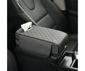 Genérico Almohadilla reposabrazos paraPorsche 356A 1955-1959, Funda reposabrazos Espuma viscoelástica con portavasos, Cuero Transpirable, Antideslizante, para Todo Coche.