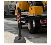 Genérico Almohadillas estabilizadoras/Almohadillas para vehículos recreativos Que evitan el hundimiento, Almohadillas de Aterrizaje para Gatos estabilizadores de Alta Resistencia de Color Negro/ALM