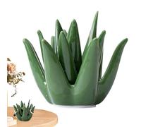 Genérico Aloe Ring Holder | Ceramic Jewelry Rings Organizer | Aloe Ring Holder, Jewelry Organizer, Cute Trinket Rack for Christmas Thanksgiving Birthday Decor