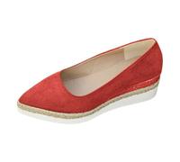 Genérico Alpargatas Elegantes de Ante para Mujer, cómodas y de Punta Puntiaguda, para Uso Diario. Descanso Mujer (Red, 40)