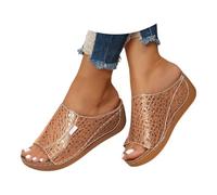 Genérico Alpargatas Mujer Planas, Sandalias Popa Barefoot Verano Zapatos Pie Ancho Ortopedicas Playa Anatómicas Cuñas Elegantes Para Vestir, Sandalias Mujer Comodas Vestir