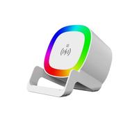 Genérico Altavoz De Escritorio Inalámbrico: Carga Rápida De 15 W, Altavoz Portátil Viaje, 5.0 Y Compacto 5,63 Pulgadas | Minialtavoces Multihabitación para Oficina En Casa para Dormitorio, Estudio,