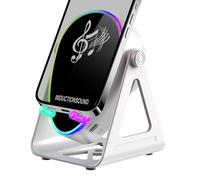 Generico Altavoz De Inducción Para Teléfono - Rotación De 180 Grados Sonido Estéreo Con Luz,Con Cargador Altavoz Inalámbrico,Para Hombres Y Mujeres, Navidad, Cumpleaños, Calcetines