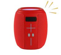 Generico Altavoz inalámbrico - 4,49 x 4,49 x 5,16 pulgadas - Altavoz portátil con luz LED | For Bedroom Living Room Beach Travel Fishing Hiking Birthday Christmas Stocking Stuffers