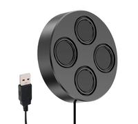 Generico Altavoz portátil inalámbrico - USB altavoz de escritorio con cables de alto volumen y graves profundos - Altavoces para ordenador portátil por cable - para ambiente de trabajo coche TV