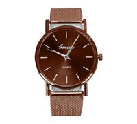 Genérico Alto End Quartz Glass Blue Watch Life Women's Distinguited Women's Watch Automático Pulsera Destornillador (J, One Size)