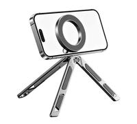 Genérico Aluminum Alloy Magnetic Phone Tripod and Foldable Tablet Stand