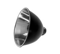 Generico Aluminum Reptile Heat Lamp Fixture With Clamp | 5.8 Or 8.5 Inch Reflector Dome | Dual-Use Socket For UVA/Daylight & Ceramic Emitter | Terrarium Vivarium Heating Lamp Holder