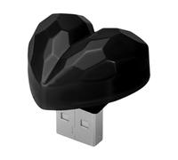 Generico Ambient Lighting on Car, Heart-Shaped Interior Light, Color Changing Atmosphere Lamp, Cute Plug-In Decor Accessory, Romantic Nightlight for Vehicle Dashboard, Seats, Night Driving