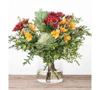 Genérico AMBORELLA | Ramo variado tonos naranjas | Entrega Rápida y Cuidada | Con Tarjeta de Dedicatoria Personalizada | Ideal para Regalo Sorpresa | Flores a Domicilio