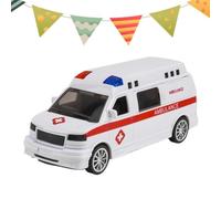 Genérico Ambulance Toy Car - Inertia Rescue Vehicle with Lights for Kids