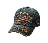 Genérico American Hat | Embroidered Commemorative | Mens Baseball Caps