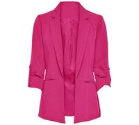 Genérico Americana Cuadros Mujer - Americana Terciopelo Mujer - Chaqueta De Invierno para Mujer De Color Liso De Manga Larga con Abertura Frontal Y Estilo Sofisticado