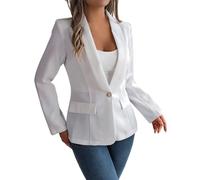 Genérico Americana Roja Mujer Barata - Americanas Mujer - Traje De Un Botón De Manga Larga De Color Sólido con Temperamento para Mujer De Primavera 2024