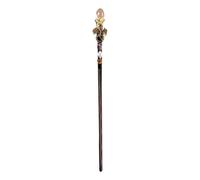 Genérico Amethyst Crystal Wand, Fairy Magic Accessory, 11.81in Handcrafted Natural Crystal, Fine Quality Material, Elegant Decorative Wands for Decoration, Role-Playing Games, Adult