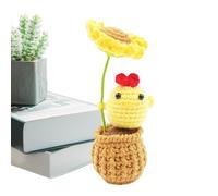 Genérico Amigurumi Positivo | Pequeño Amigo Positivo - Adorno de Peluche Adorable Artesanía Hecha a Mano para Bienestar Emocional Dormitorio Salón Balcón Cocina