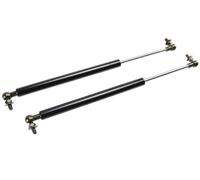 Genérico Amortiguador capó Coche para Nissan para Patrol Y61 1997-2013 | La presión aire frontal 2 piezas metal plástico negro proporciona soporte evita rebote.