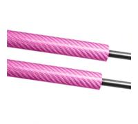 Genérico Amortiguador capó Delantero para Cadillac CTS2003-2007 | Metal+Plástico 1 PAR 662 mm Frontal Operación sin esfuerzo con una mano(Pink)