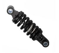 Genérico Amortiguador de Vibraciones de Moto Amortiguador Trasero Suspensión De 125 Mm Amortiguador De Resorte Ajustable para Bicicleta Eléctrica Bicicleta Plegable Bicicleta Softtail(Black)
