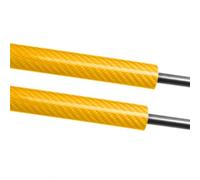 Genérico Amortiguador portón Coche para X3 E83 F25 2011-2017 | Metal+Plástico 653 mm 1 PAR Operación sin esfuerzo con una mano(Amarillo)
