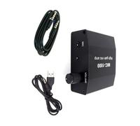 Genérico Amplificador de Sonido portátil de Aluminio MIC-1000 Que Aumenta los Sonidos débiles a 1000x para grabaciones telefónicas con Cable USB Amplificador portátil con Control ALC