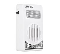 Genérico Amplificador de Timbre teléfono Alto 70db con Linterna estroboscópica Flash Bell Help Ringing Adecuado para Fijo Conector 6P2C Montaje en Pared Sin baterías