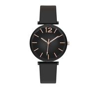 Genérico Analog Watch, Easy Reading Watch, Soft Breathable Band, Second Hand, Nurse and Doctor Wrist, For Nursing Students and Medical Professionals, 1.5x1.5 Inches, Black, 1 Pack