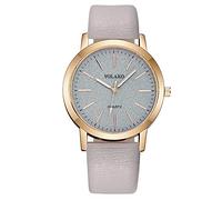 Genérico Analog Watch Yolako Casual Muñeque Leather Watch Sky Band Quartz Women's Watch Mujeres Inteligente Relojes (C, One Size)