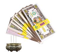 Genérico Ancestor Money, Hell Bank Notes, Jade Emperor Bills, Portable Ritual Set, Fine Craftsmanship, for Worship Funerals Qingming Ghost Festival, Multi Size, Multicolor, 1 Set