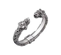 Genérico Ancho 8 Abuelita con Anillos, Pulsera Pirata Head Pulsera Pulsera Wolf Pulsera Pulsera Pulsera Clásica Pulsera Clásica, talla única, Metal, No Gemstone