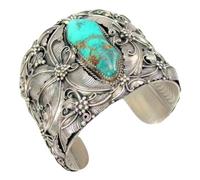 Genérico ancho natural pulsera mamá mujer joyería moda abierta Bangle Cuff Wide pulsera hombre pulsera pulsera pulsera rodonita clásica pulsera, talla única, Metal, No Gemstone