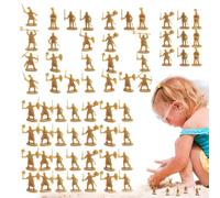 Genérico Ancient Model Statues - 100 Piece Toy Soldiers Miniatures | Educational Static Display Playset, Imaginative Troop Deployment Kit, Versatile Storytelling Props For Boys and Girls