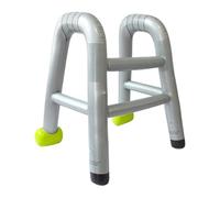 Generico Andador hinchable - PVC 48 x 48 x 65 cm | Andador falso para personas mayores | Accesorio disfraz broma carnaval enmascarada teatro objeto de escena regalo