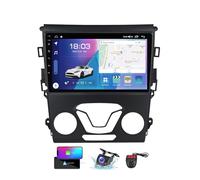 Genérico Android 13 9 Pollici Schermo Car Radio GPS para Ford Mondeo 5 2014-2019 Carplay Android Auto/Navegación/4G WiFi/BT 5.0 Comand al Volante/Video Audio Sistema Stereo + Camera(NF-5)