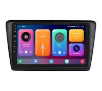 Genérico Android 14 Radio Pantalla táctil de 9 Pulgadas para Skoda Rapid(2013-2019) 2 DIN CarPlay Android Auto navegación Bluetooth WiFi SWC FM cámara de visión Trasera(2+32 GB 4 núcleos)