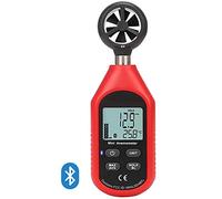 Genérico Anemómetro Portátil, Exportación De Datos Bluetooth, Medición De Velocidad del Viento Y Temperatura, Escenarios De Aplicación Multifuncionales, Pantalla LCD Retroiluminada