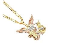 Genérico Angel Necklace - Tricolor Copper Pendant | Vintage Jewelry