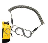 Genérico Angelgeräte Sicherheits Leine - Retraktiver Ruten Tether Mit Starkem Seil, Praktischer Halte Clip, Kompakte Bauweise | Effektiver Schutz Gegen Verlust Für Zangen Paddel Boote Fischen Einsatz