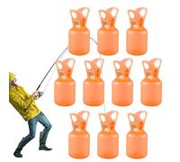 Genérico Angelhaken-Abdeckung,Angel-Tintenfisch-Haken-Abdeckung, Hakenhauben Stabile Hakenabdeckungen 10 Stück | Tragbarer, Leichter Hakenschutz für Angelzubehör