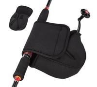 Genérico Angelrollen Tasche | Rollen Hülle | Rollen Aufbewahrung - Stoff M/L Wasserdicht Robust Tragbar Schutz | Angelrolle Tasche Salzwasser Süßwasser Organizer | See Fluss Teich Boot Outdoor