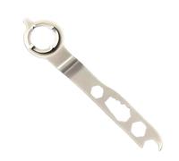 Generico Angle Grinder Tool Wrench, Adjustable Spanner Repair, 15cm/5.91 Inches 5-In-1 Four-Jaw Design, Multi-Function Compact Build, Red 1 Piece, for Indoor Outdoor Industrial Repairs