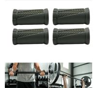 Genérico Angled Barbell Grips,Ergonomic Rotating Handles Weightlifting, Dumbbell Grips for Hands,Arm Training Rod Grips,Compatible with Dumbbells,Barbells & Strength Training Accessories (Two Sets)
