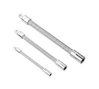 Genérico Angled Drill Extension Rod, Elastic Metal Drive Connector, Multi Direction Bit Accessory Kit, Hard Reach Fastener Tool for Car Repair Workshop Mechanic Equipment Use 5.51x0.47in
