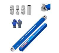 Genérico Anglefix Pro Outil, Anglefix Pro Cliquet extension Décalée, Pour Les Boulons Que Rien D'autre N'atteint Avec Adaptateurs 1/2", 1/4",Clé à Rallonge Pour Réparations Mécaniques