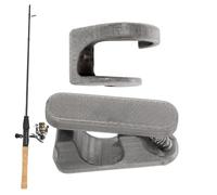 Genérico Angler Organizer - Fishing Rod Holders for Boat Garage Kayak | Space Saving Wall Mount Bracket with Secure Slot Rack & Tackle Display Support for Men Boys Fisherman Father Gear Storage